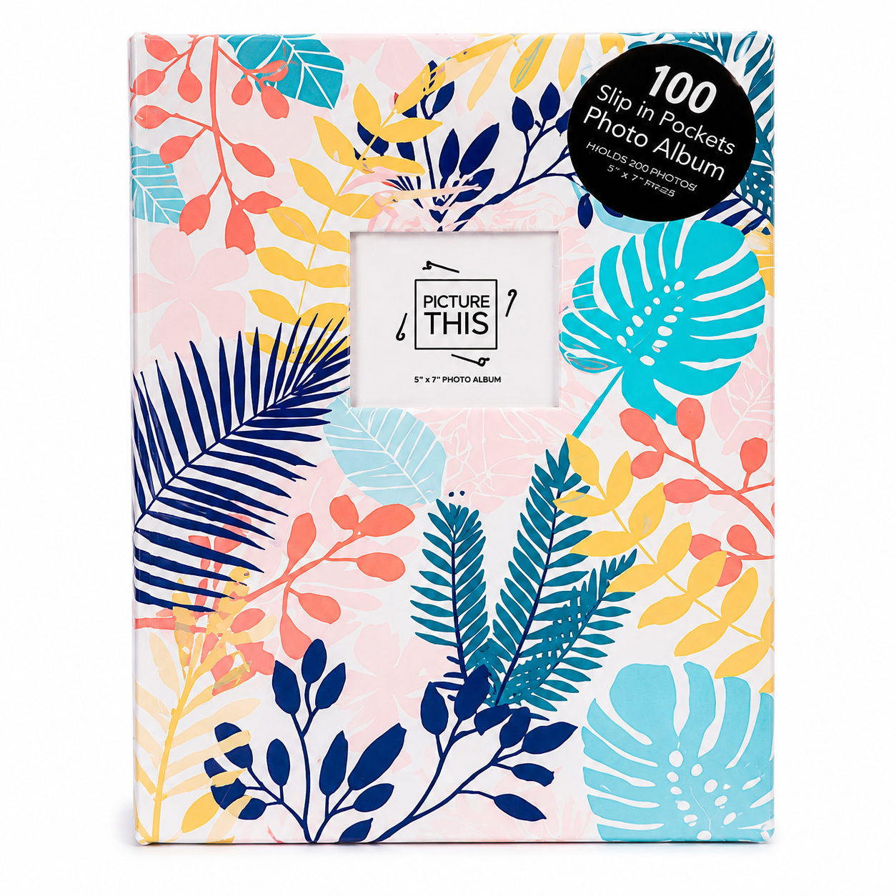 5x7 Photo Album 100 Slip In Pockets Family Wedding Holiday Memory Book Gift