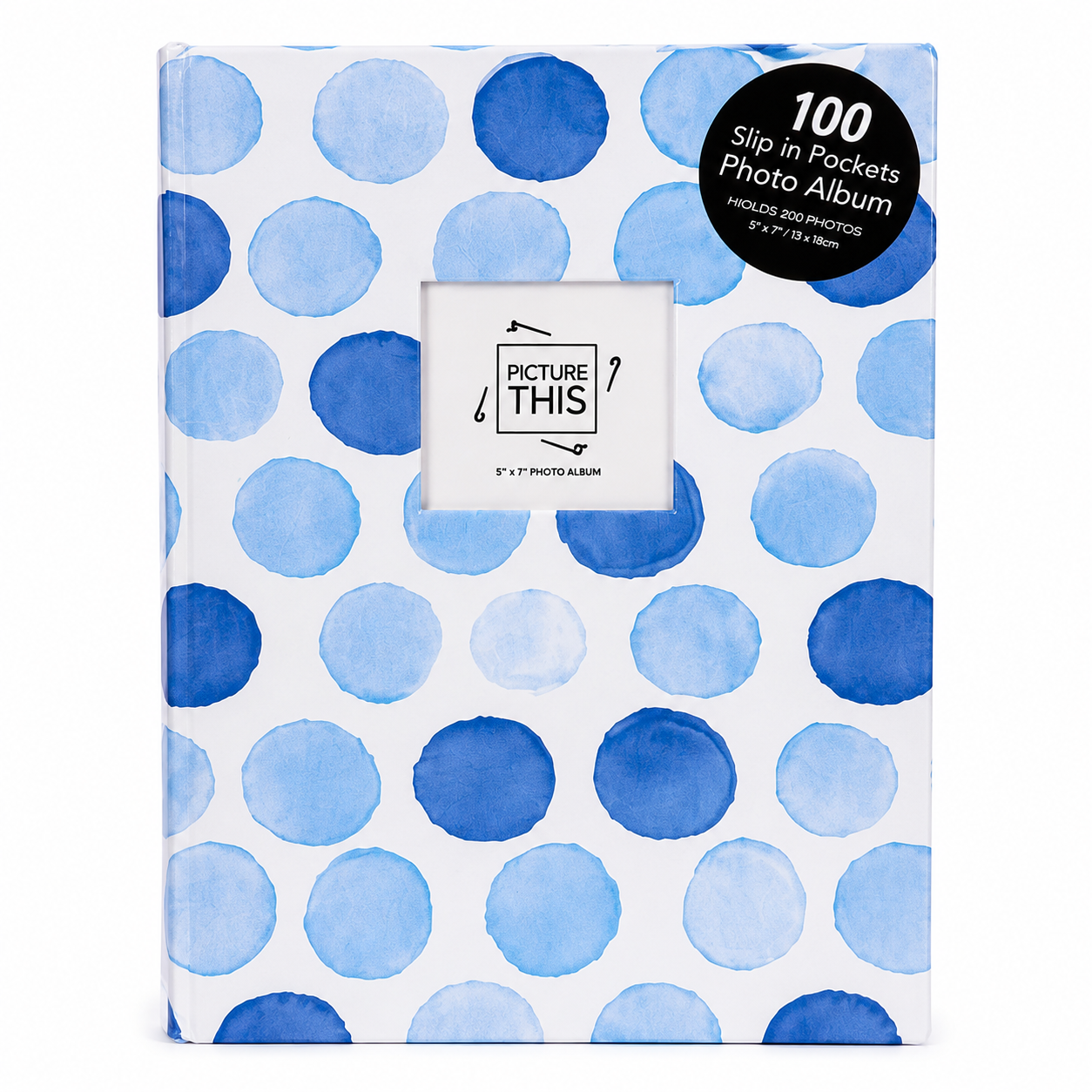 5x7 Photo Album 100 Slip In Pockets Family Wedding Holiday Memory Book Gift