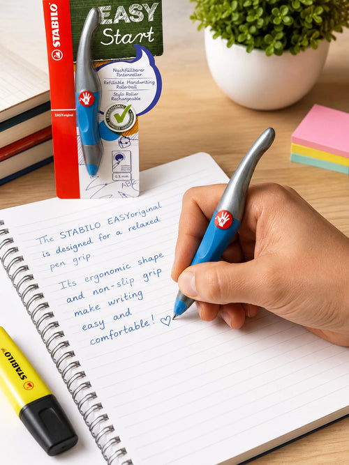 STABILO EASYoriginal EASY Start Ergonomic Rollerball Pen – Right-Handed