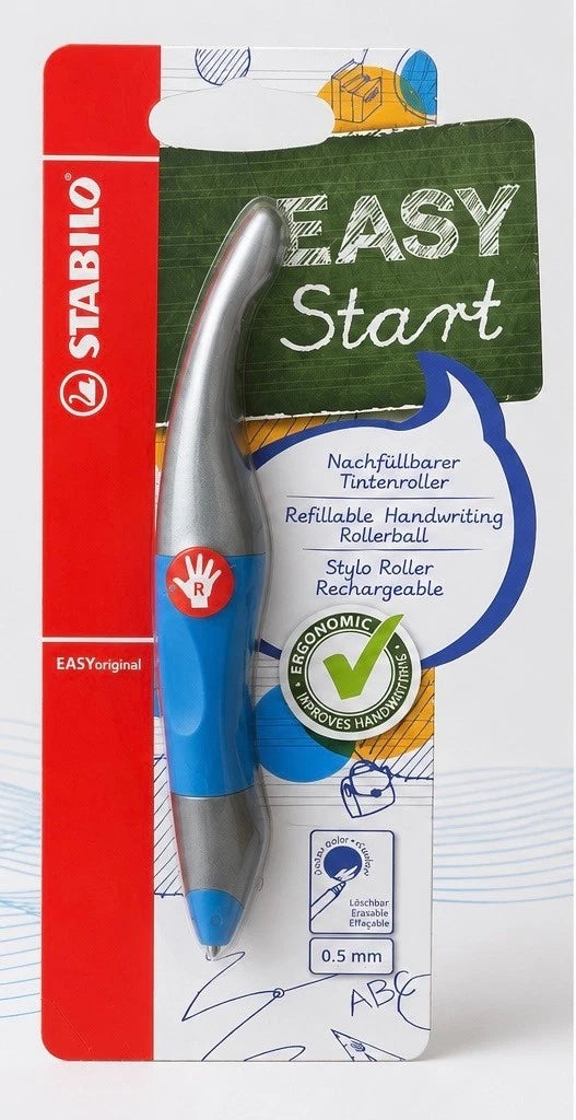 STABILO EASYoriginal EASY Start Ergonomic Rollerball Pen – Right-Handed