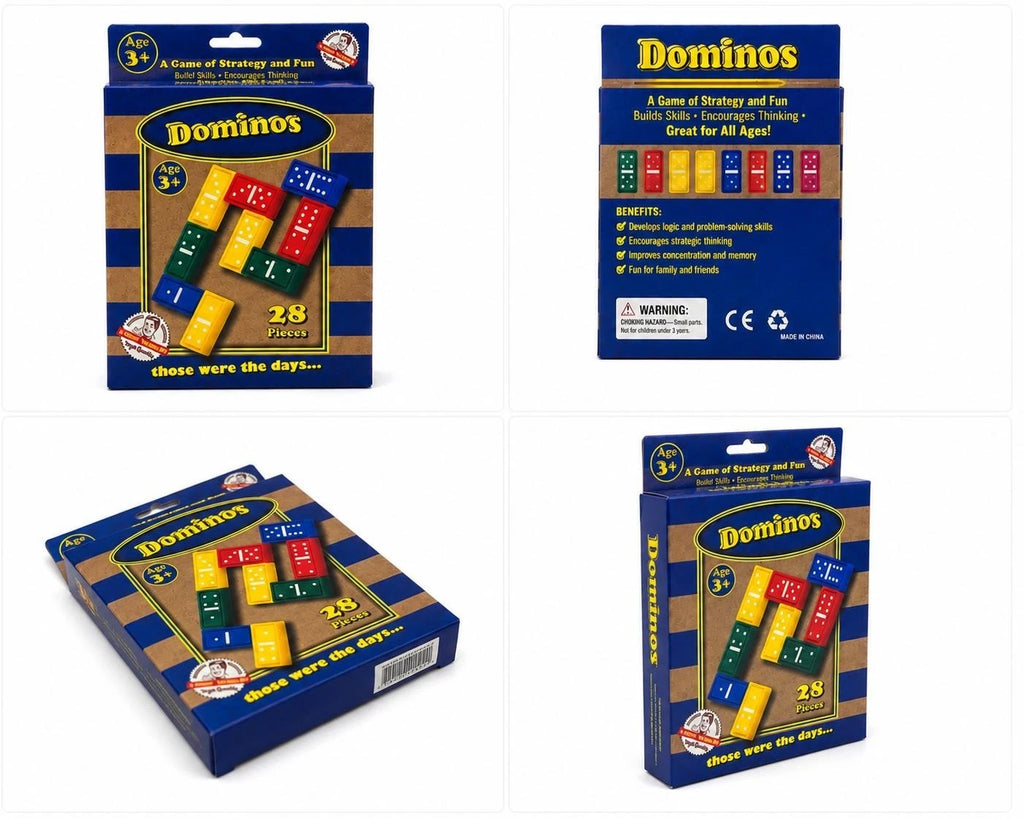 Colourful Dominoes 28 Piece Family Game – Age 3+