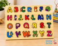 Wooden Alphabet Puzzle Board ABC Learning Toy A-Z Preschool Educational Age 3+