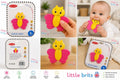Infunbebe Butterfly Baby Teether BPA Free Sensory Teething Toy Pink 3+ Months
