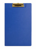 A4 Foolscap Clipboard Folder with Cover Blue PVC Heavy Duty Office School Clip